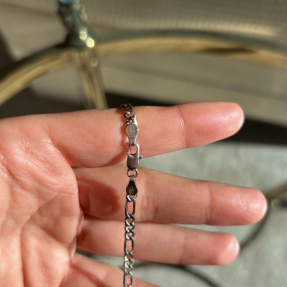 Silver Mini Chain Bracelet - Picture 4 of 4